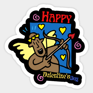 valentines day cupid funny gifts Sticker